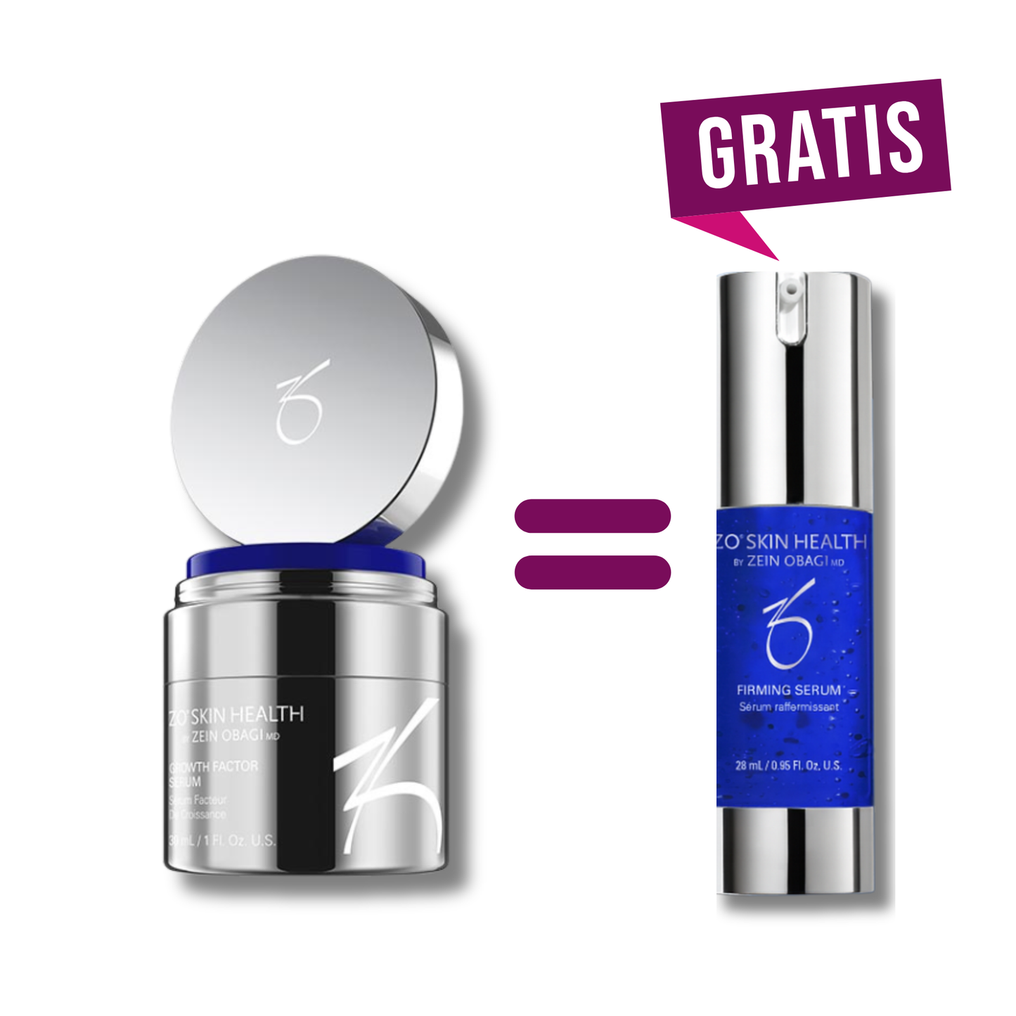 ZO Growth Factor Serum + Firming Serum 28 ml gratis