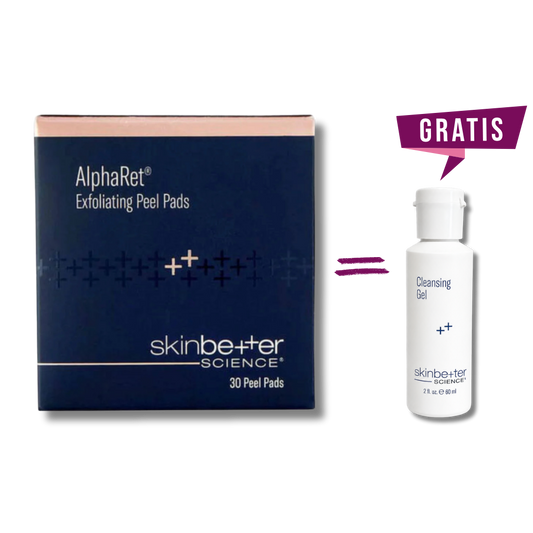 SkinBetter AlphaRet Peel Pads + Cleansing Gel 60 ml gratis