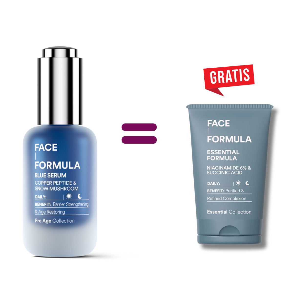 Blue Serum + Essential Formula 30 ml – Face Formula