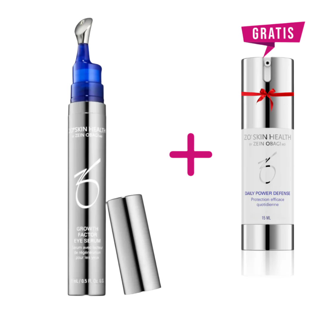 Growth Factor Eye Serum fra ZO  + Gratis Daily Power Defense