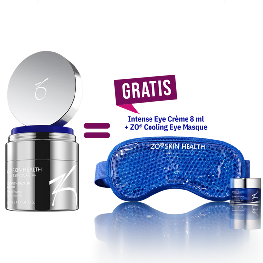 Growth Factor Serum + Få Eye Crème 8 ml + ZO® Cooling Eye Masque gratis