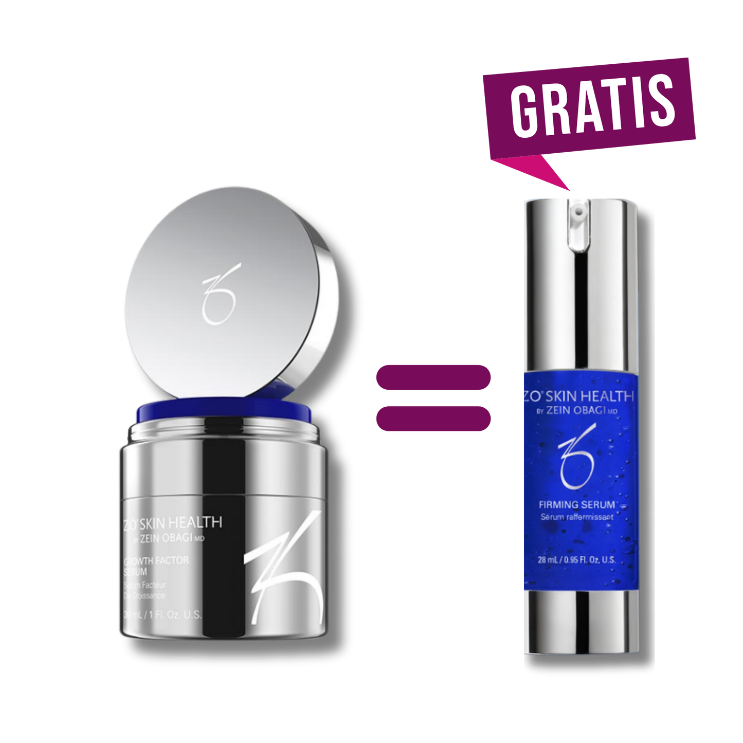 ZO Growth Factor Serum + Firming Serum 28 ml gratis