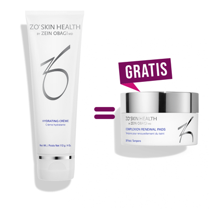 Hydrating Creme fra ZO + Gratis Complexion Renewal Pads