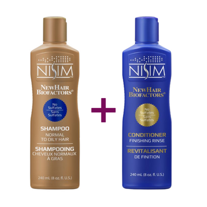 NISIM Shampoo og Balsam (Normal/fet hodebunn)