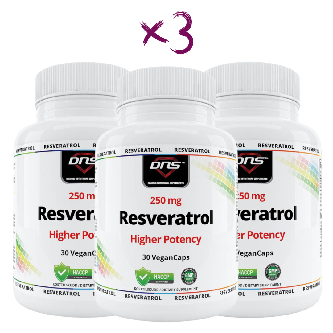 Resveratrol kapsler (3 x bokser)