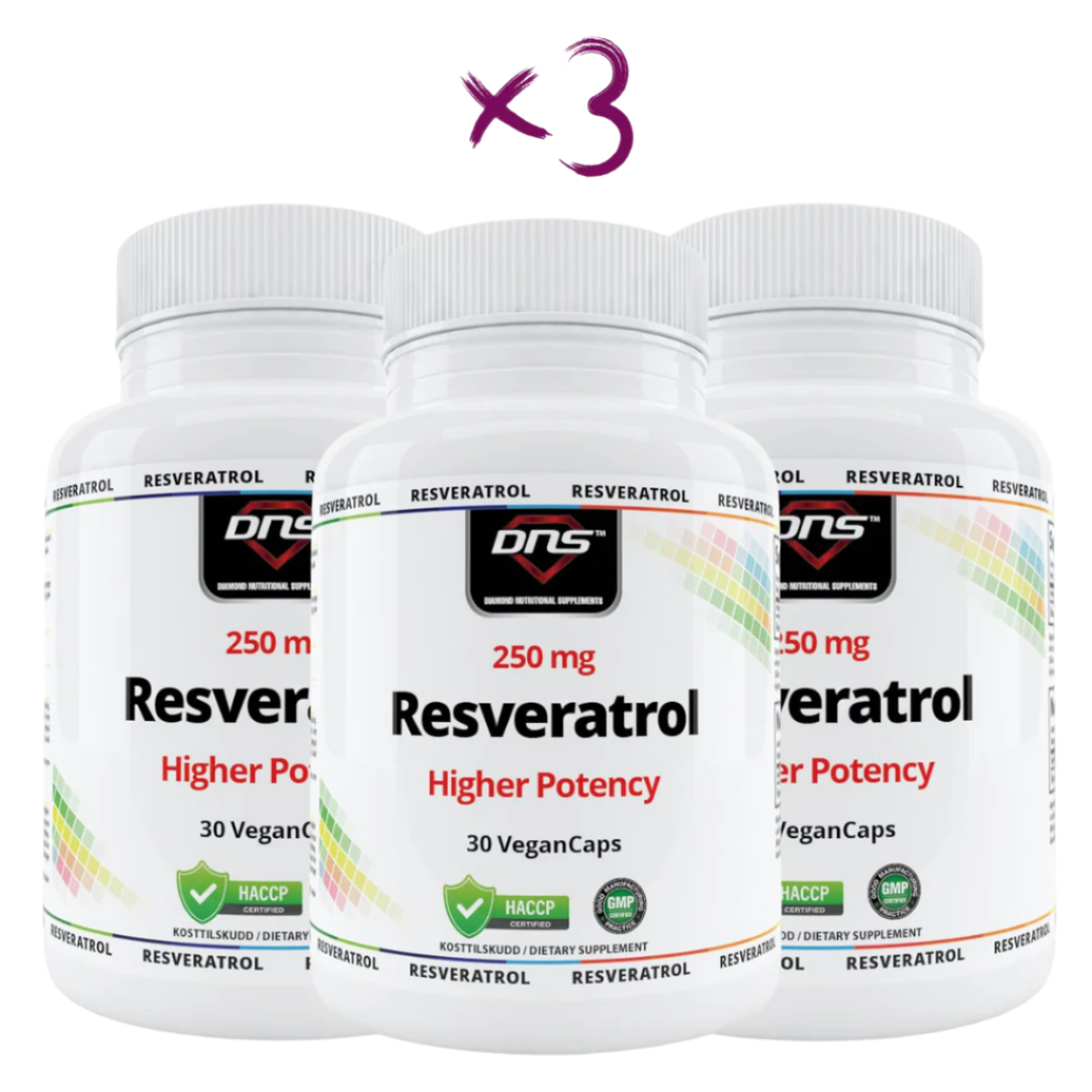 Resveratrol kapsler (3 x bokser)