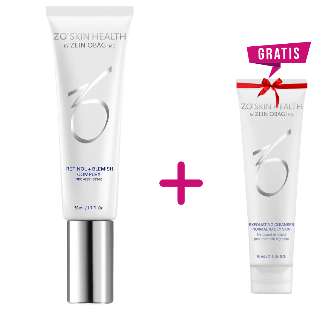 Retinol + Blemish Complex + Gratis Exfoliating Cleanser