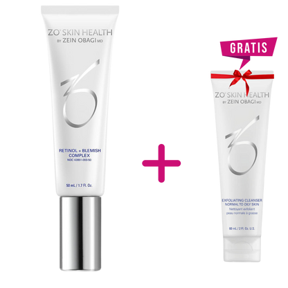 Retinol + Blemish Complex + Gratis Exfoliating Cleanser