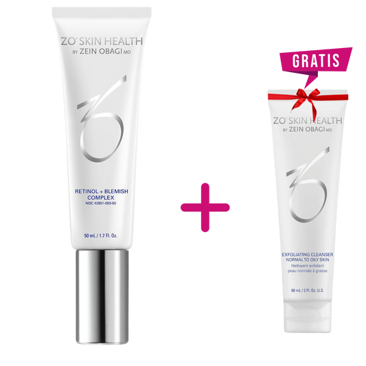 Retinol + Blemish Complex + Gratis Exfoliating Cleanser