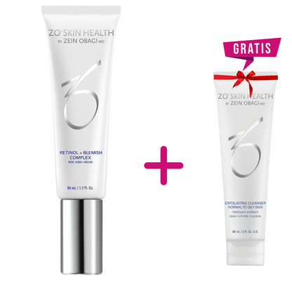 Retinol + Blemish Complex + Gratis Exfoliating Cleanser