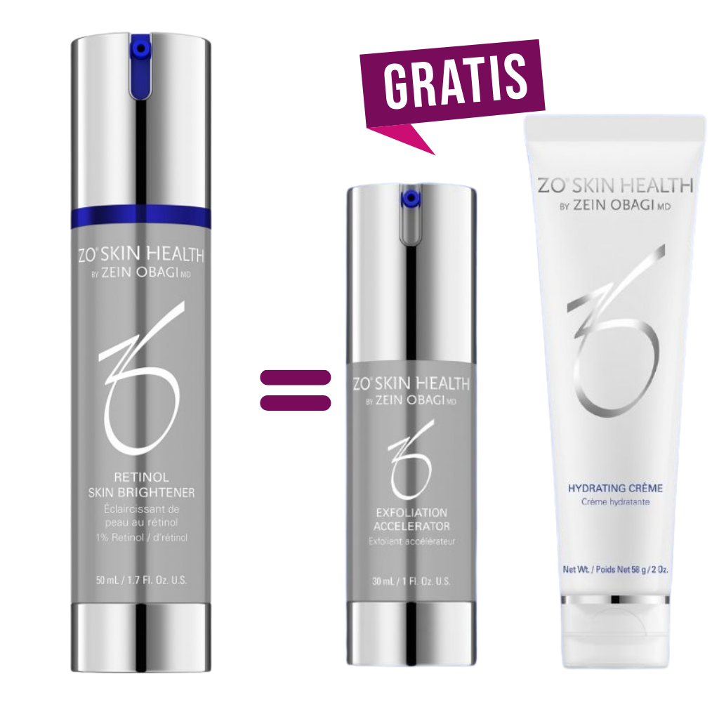RETINOL SKIN BRIGHTENER + Gratis Exfoliating Accelerator 30 ml og Hydrating Creme 58 gr