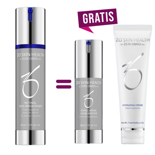 RETINOL SKIN BRIGHTENER + Gratis Exfoliating Accelerator 30 ml og Hydrating Creme 58 gr