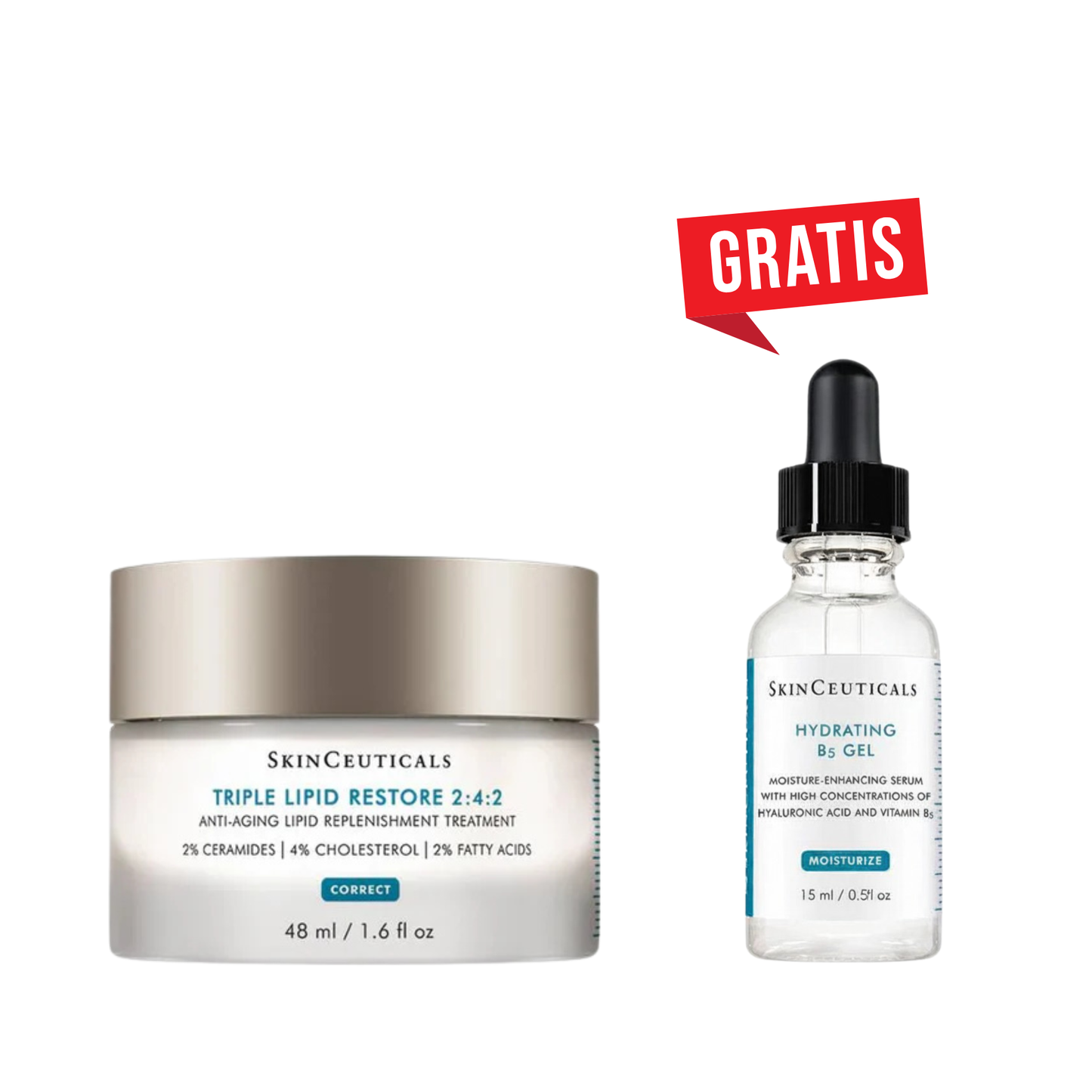 SkinCeuticals Triple Lipid Restore 2:4:2 + Hydrating B5 15 ml gratis
