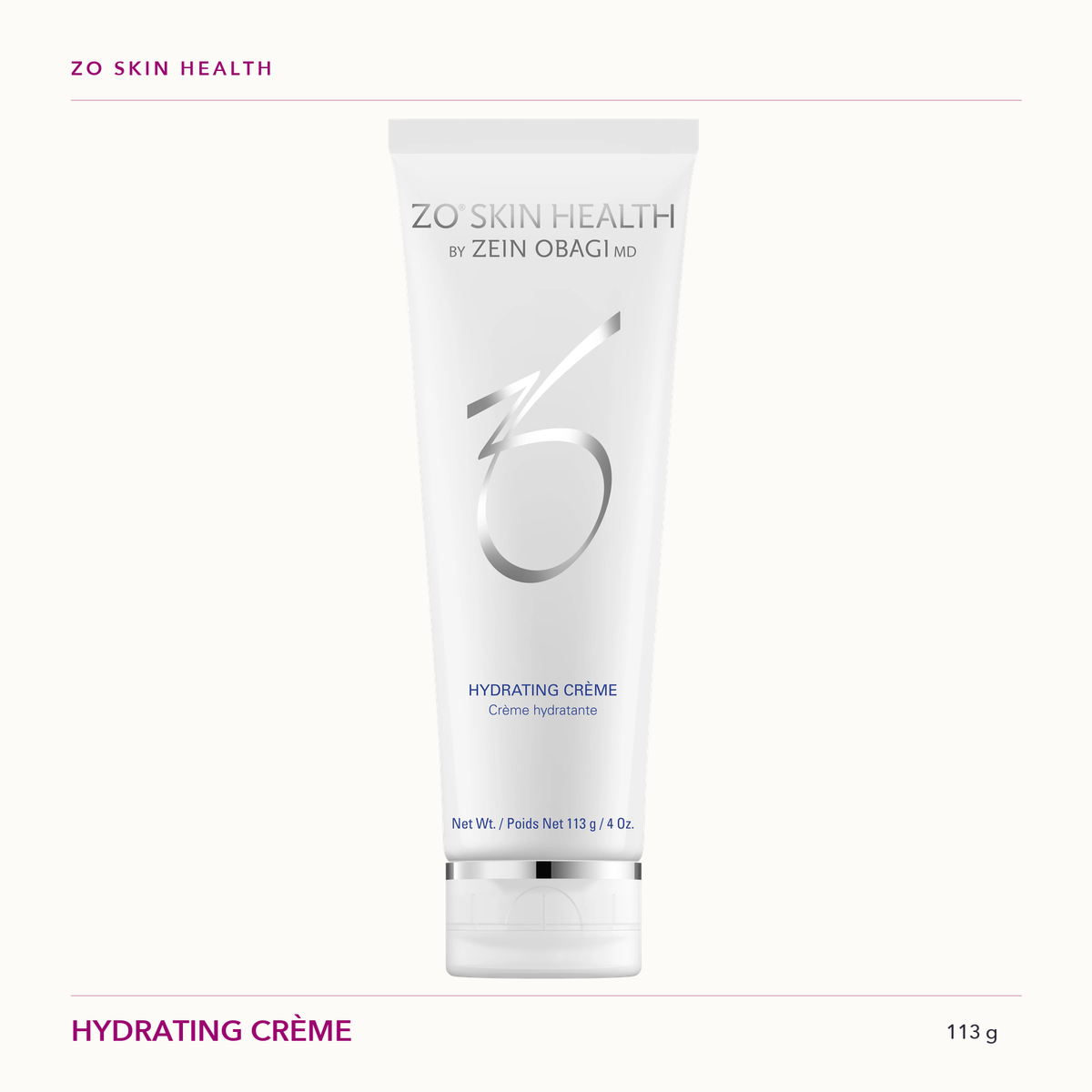ZO Skin Health Hydrating Crème fuktighetskrem, 113 g tube