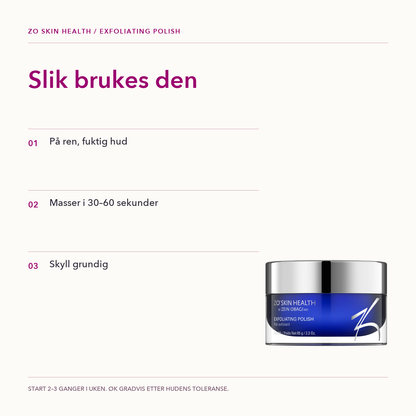 Exfoliating Polish - En Ansiktsskrubb fra Zo Skin Health